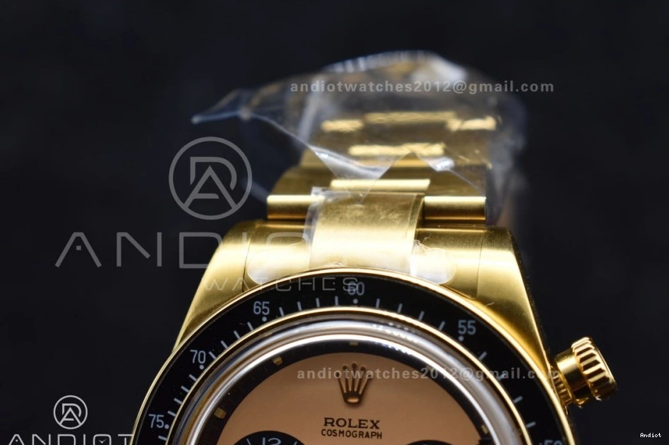 Edition on Bracelet YG YG Dial A7750 Daytona Black ADGF Best YG 0215